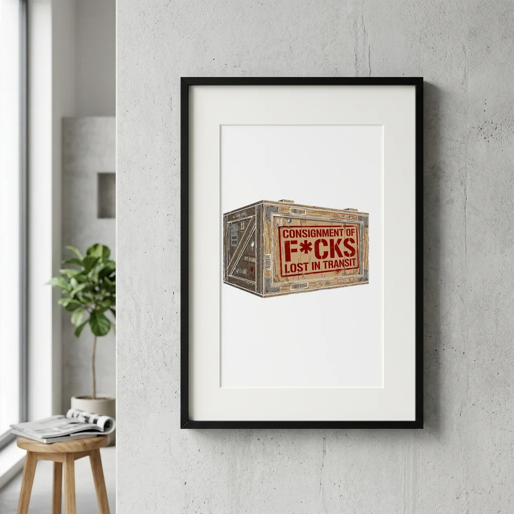 Weathered Skull & Crossed Torque Wrenches — Gallery Framed Art Poster (Exhibition Frame)