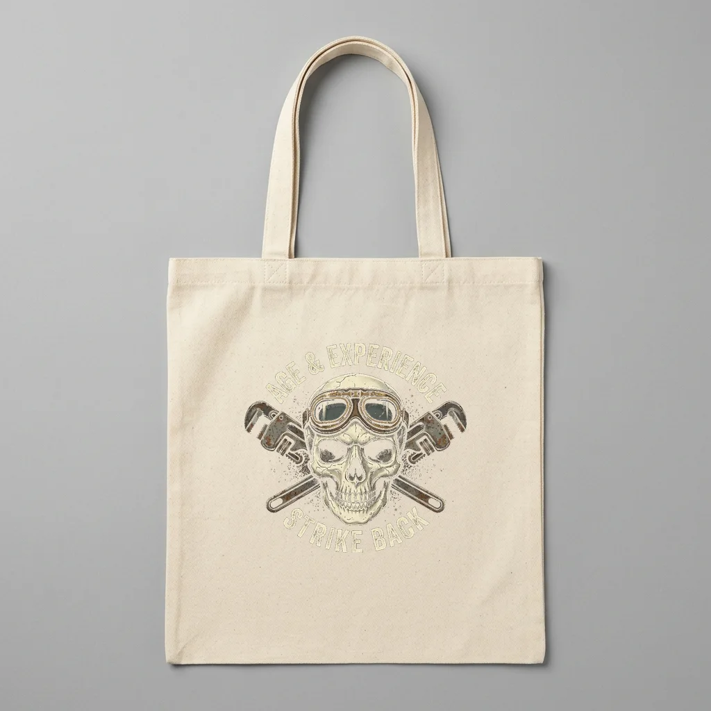 The Fox of Fallen Stars — Organic Cotton Canvas Tote Bag (Natural)