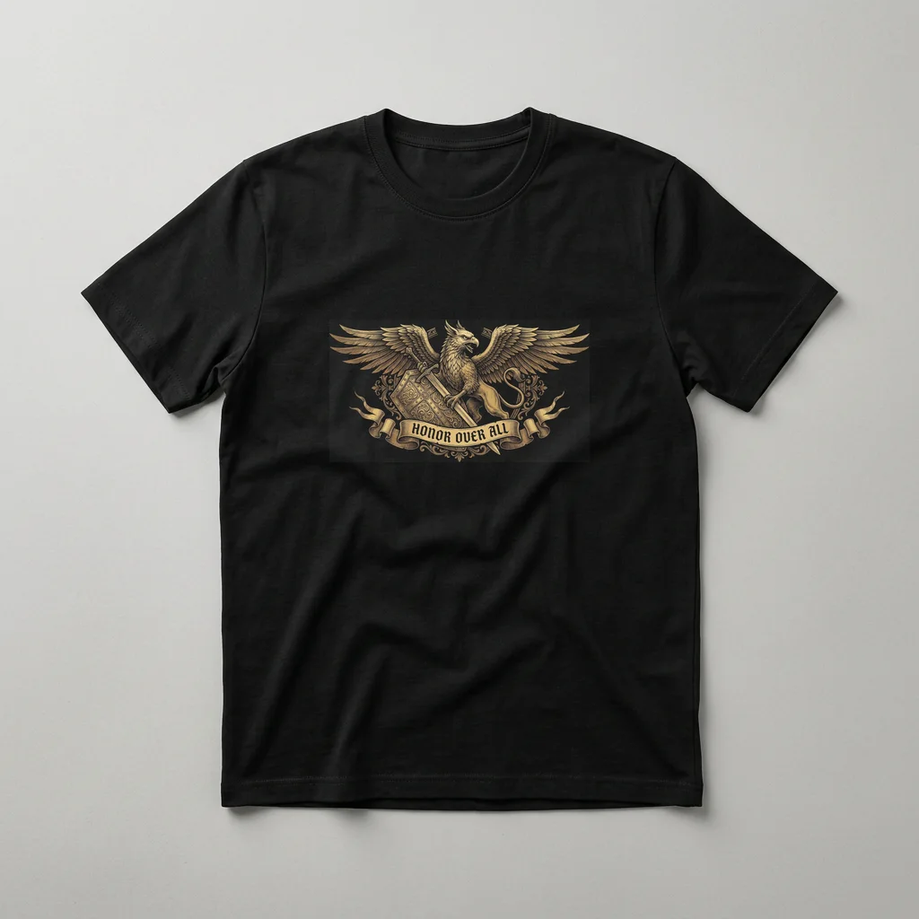The Old Crow of the Battlefield — Classic Streetwear T-Shirt (Jet Black)