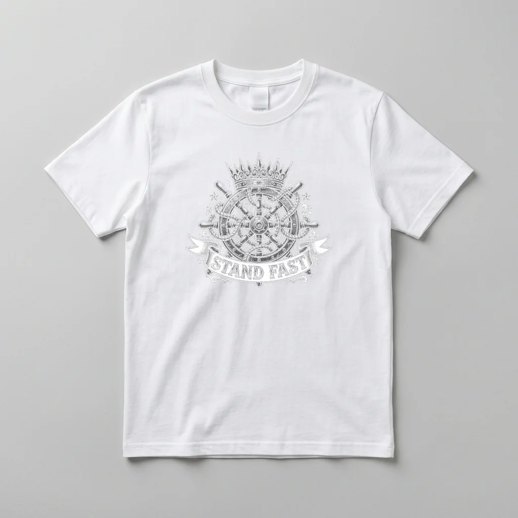 Neon Controller Arcade — Everyday Crewneck Tee (Pure White)