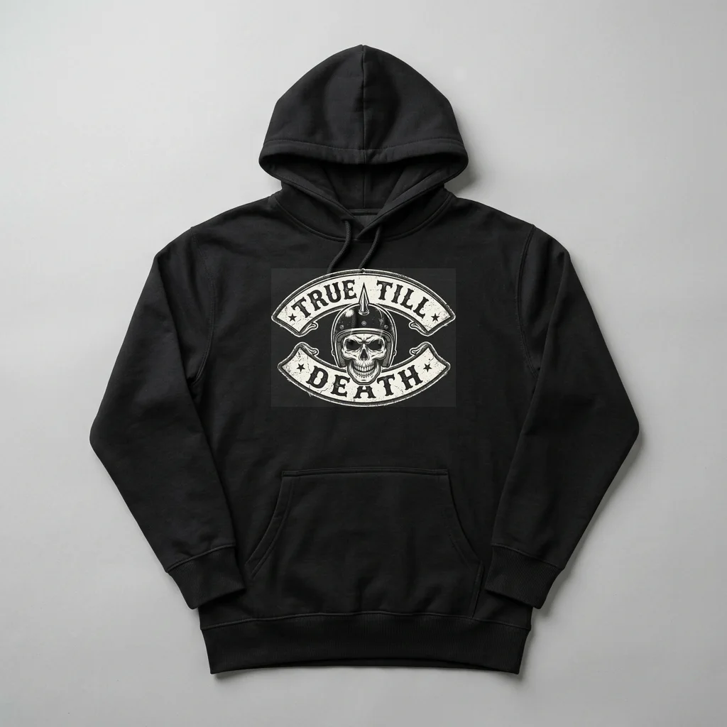 Dirty Bastard Broken Mic — Heavyweight Pullover Hoodie (Charcoal Black)