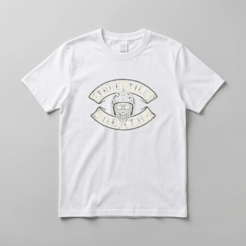 Dirty Bastard Broken Mic — Everyday Crewneck Tee (Pure White)