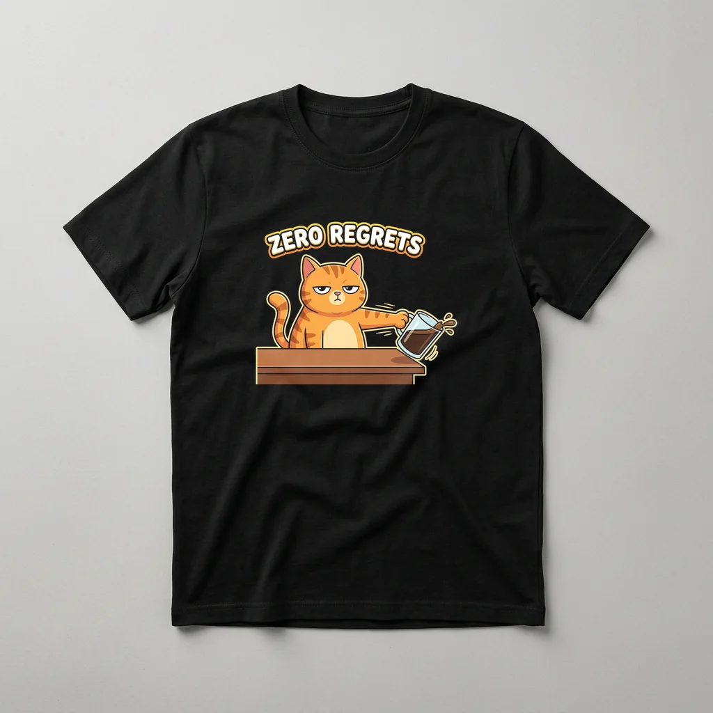 Pixel Horizon Premium — Classic Streetwear T-Shirt (Jet Black)