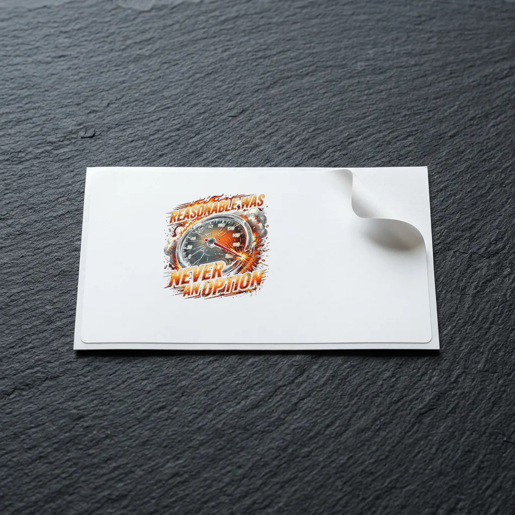 Gritty Brooklyn Brownstone Alley — Die-Cut Matte Vinyl Sticker (4-Inch)