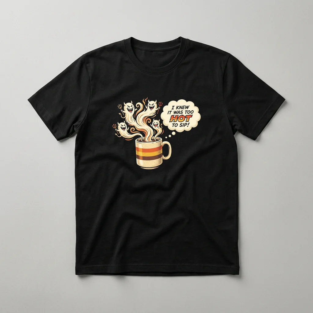 Old Dirty Dog Cartoon — Classic Streetwear T-Shirt (Jet Black)