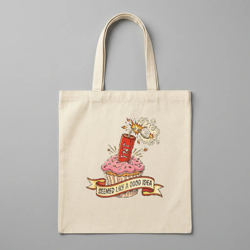 Street Drum Machine 16-Pads — Organic Cotton Canvas Tote Bag (Natural)