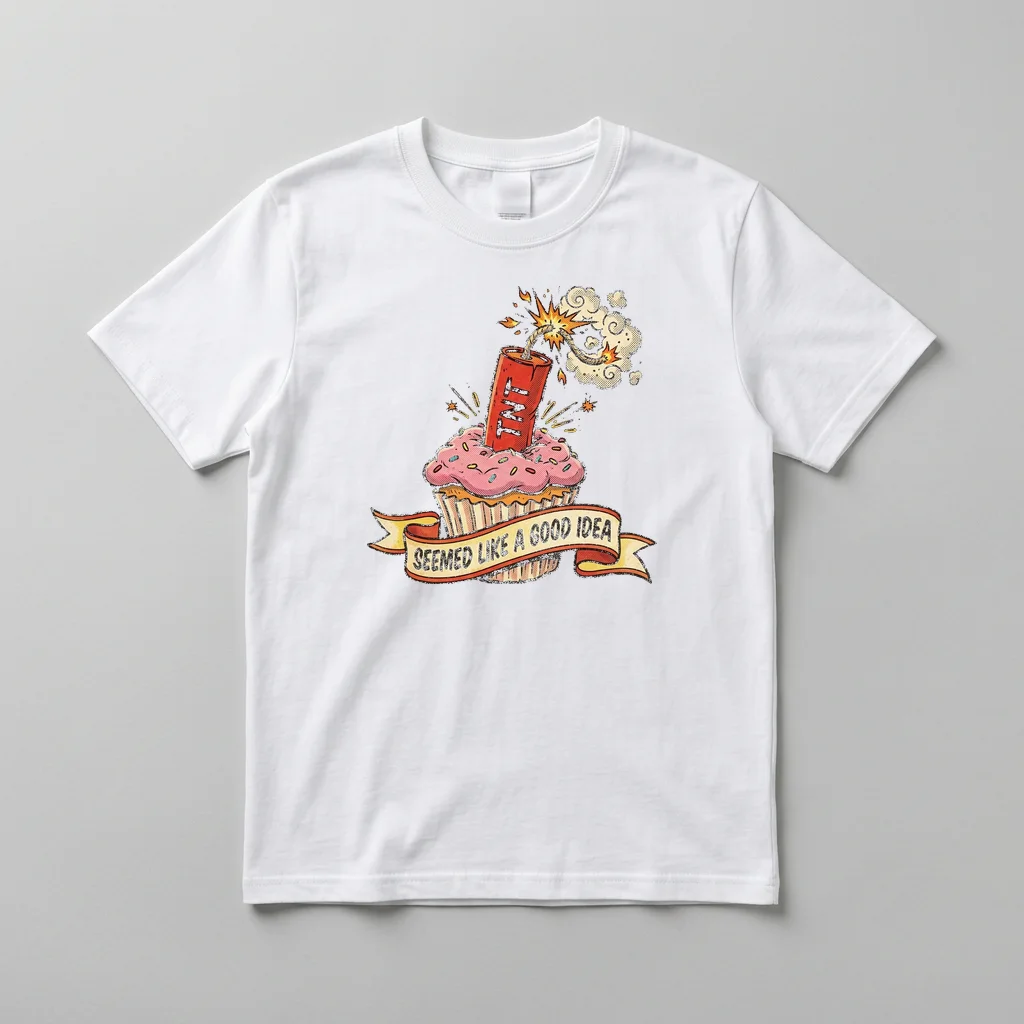 Street Drum Machine 16-Pads — Everyday Crewneck Tee (Pure White)