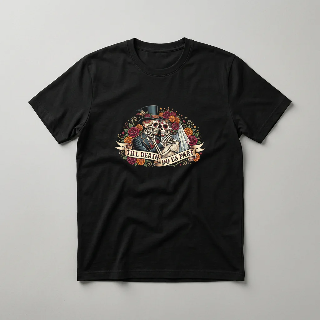 Candelabra & Golden Chalice — Classic Streetwear T-Shirt (Jet Black)