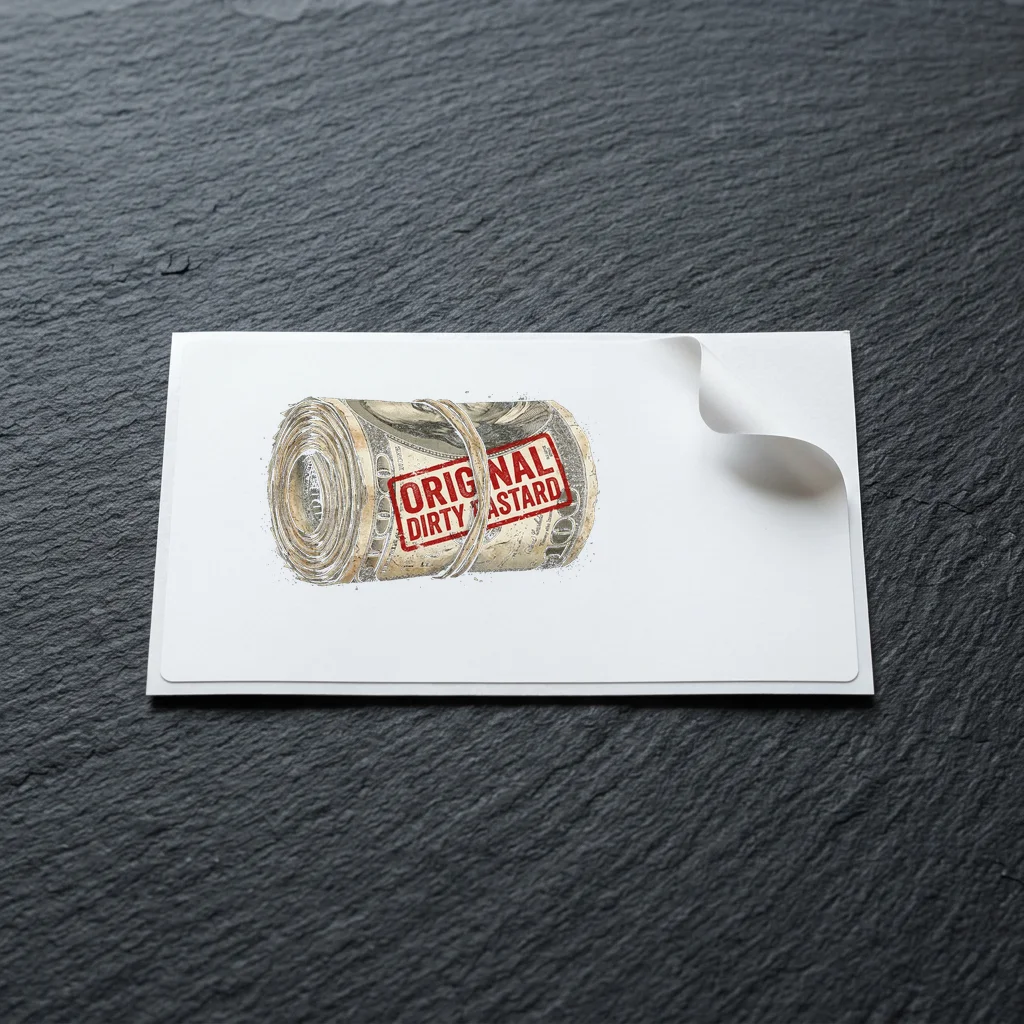 Built Different. Usually With Power Tools. Heavyweight T-Shirt — Die-Cut Matte Vinyl Sticker (4-Inch)