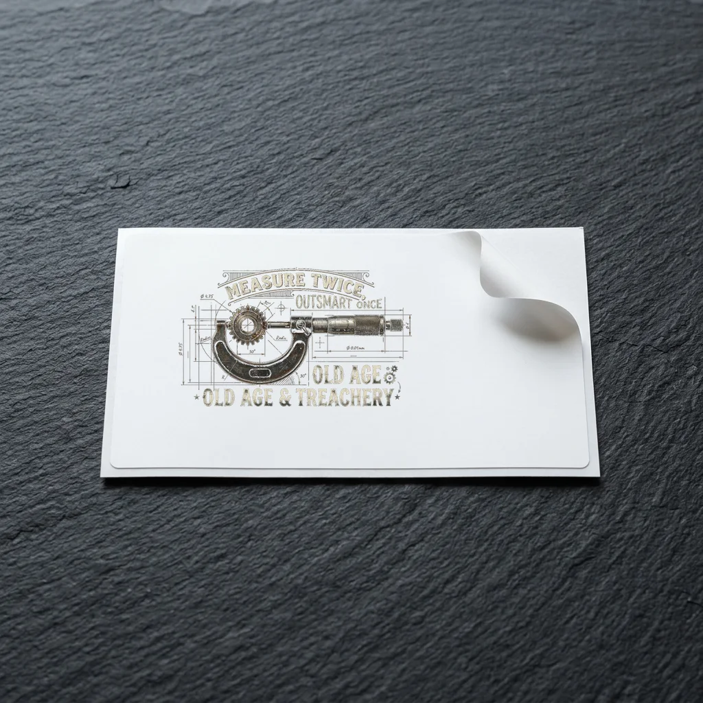 Graffiti Wildstyle Monogram — Die-Cut Matte Vinyl Sticker (4-Inch)