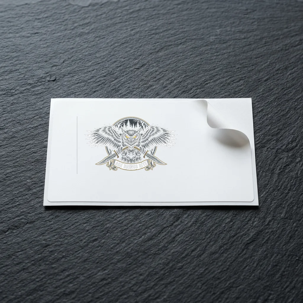 Shoulder Devil Whispering — Die-Cut Matte Vinyl Sticker (4-Inch)