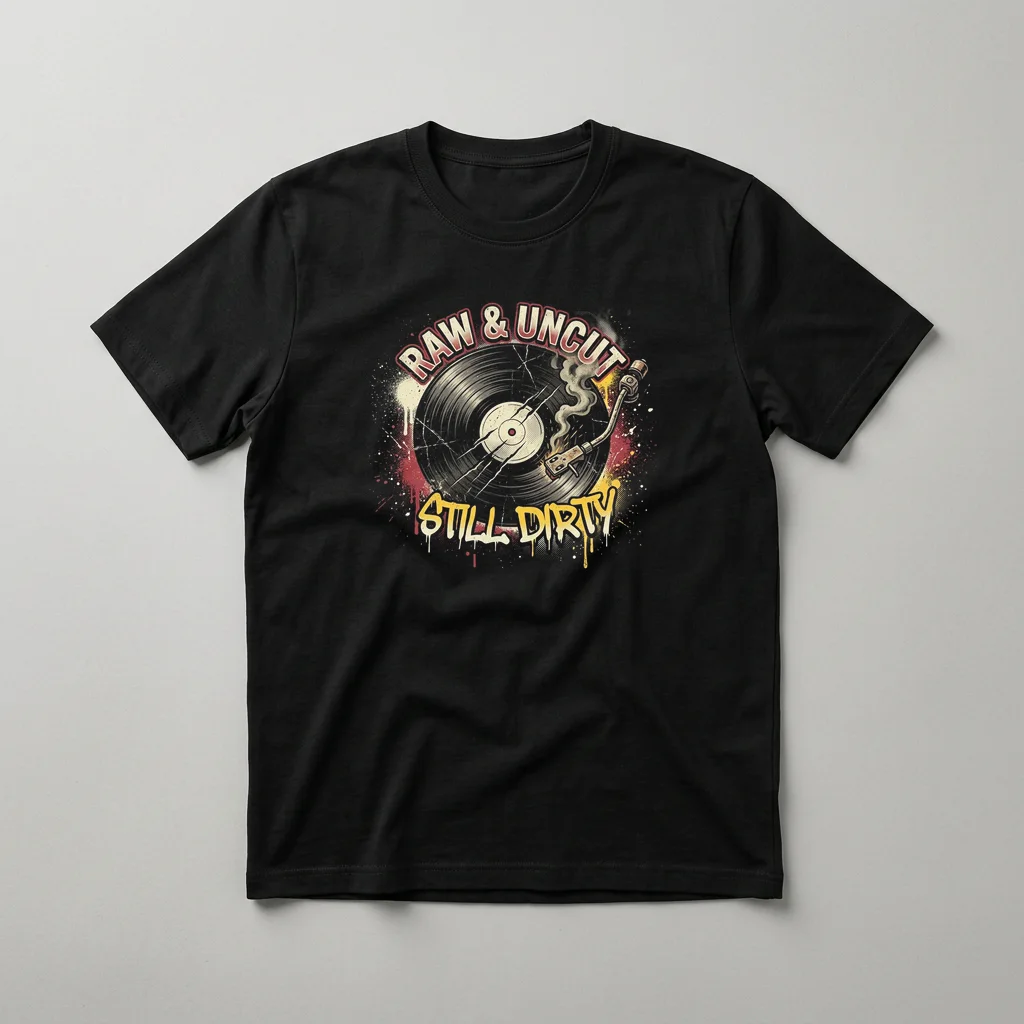 Vintage Matchbook Cover — Classic Streetwear T-Shirt (Jet Black)
