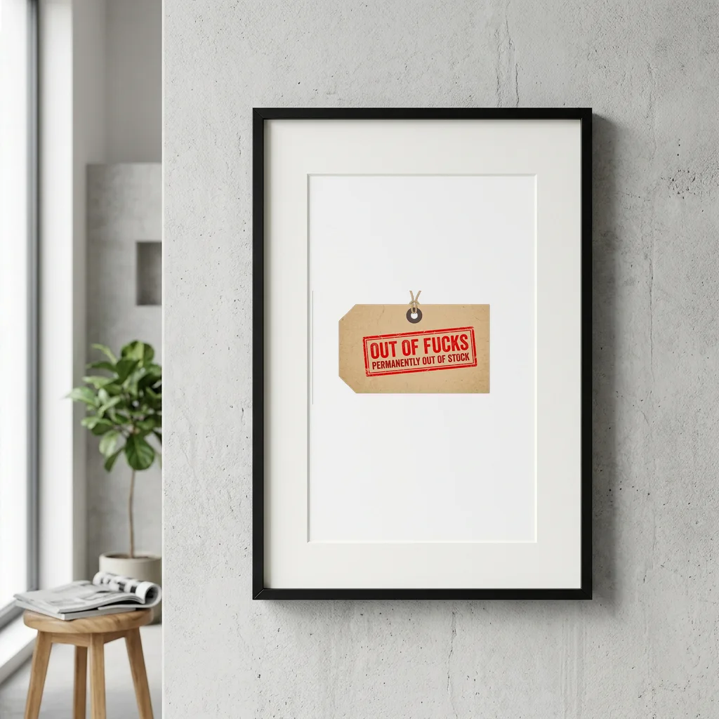 The Lighthouse Crab Mechanic — Gallery Framed Art Poster (Exhibition Frame)