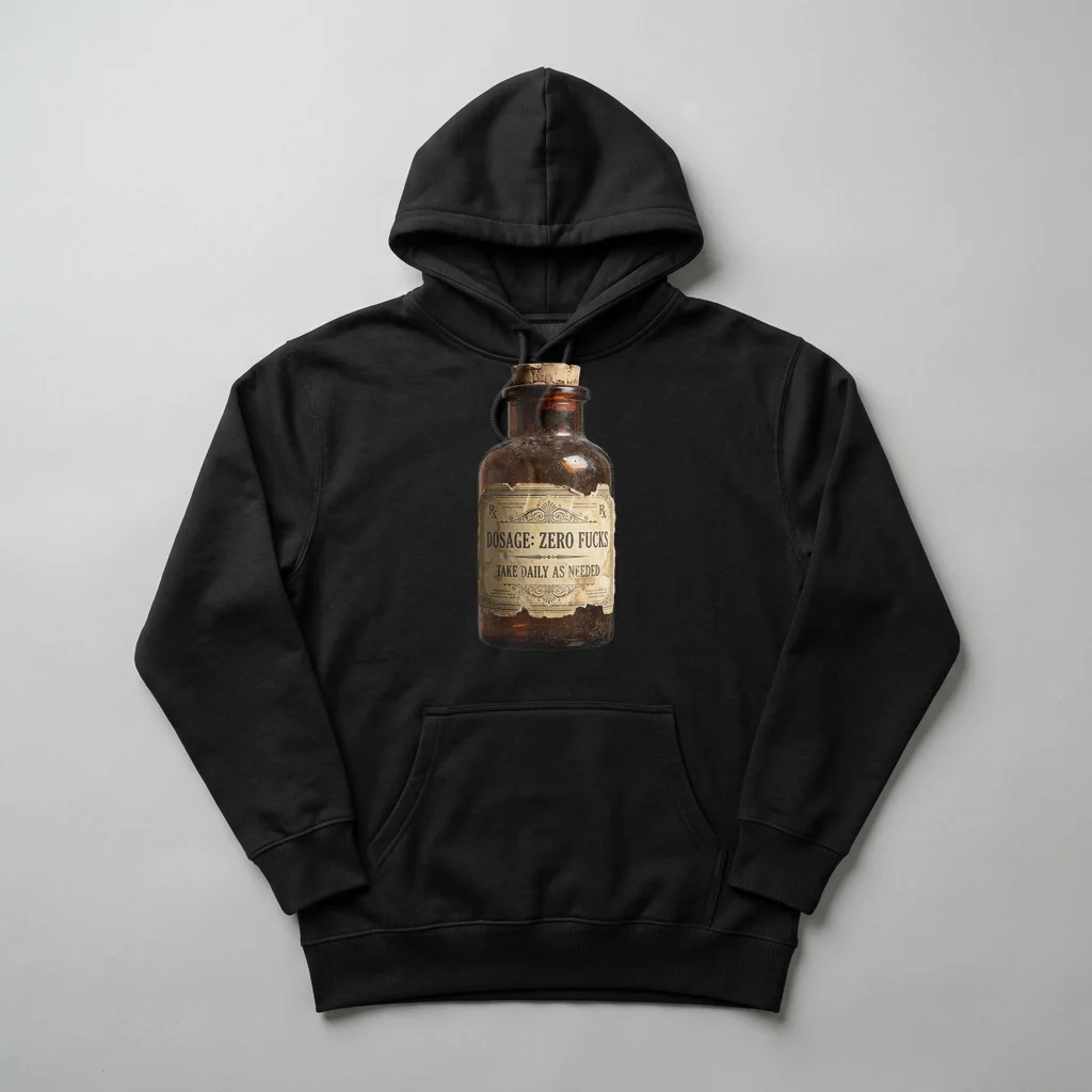Measure Twice. Cuss Once. Heavyweight T-Shirt — Heavyweight Pullover Hoodie (Charcoal Black)