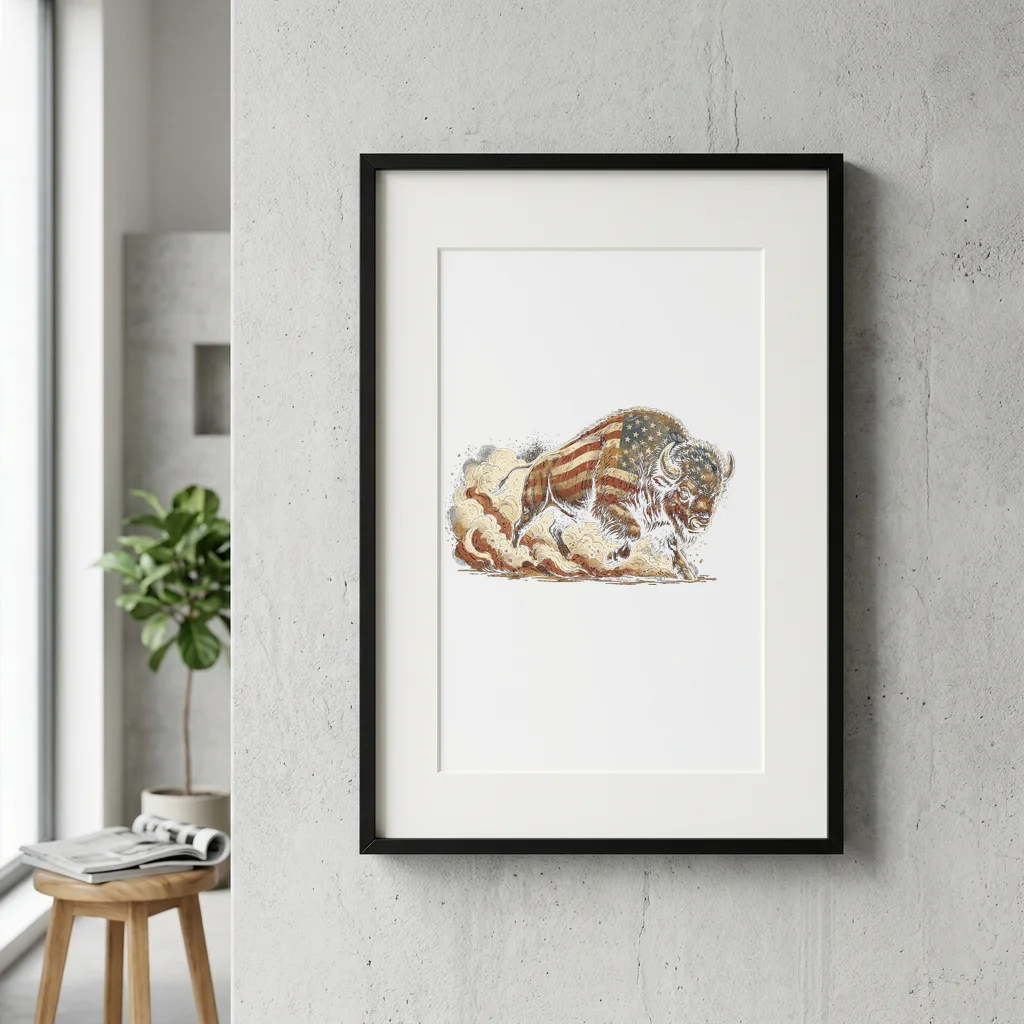 Neon Controller Arcade — Gallery Framed Art Poster (Exhibition Frame)