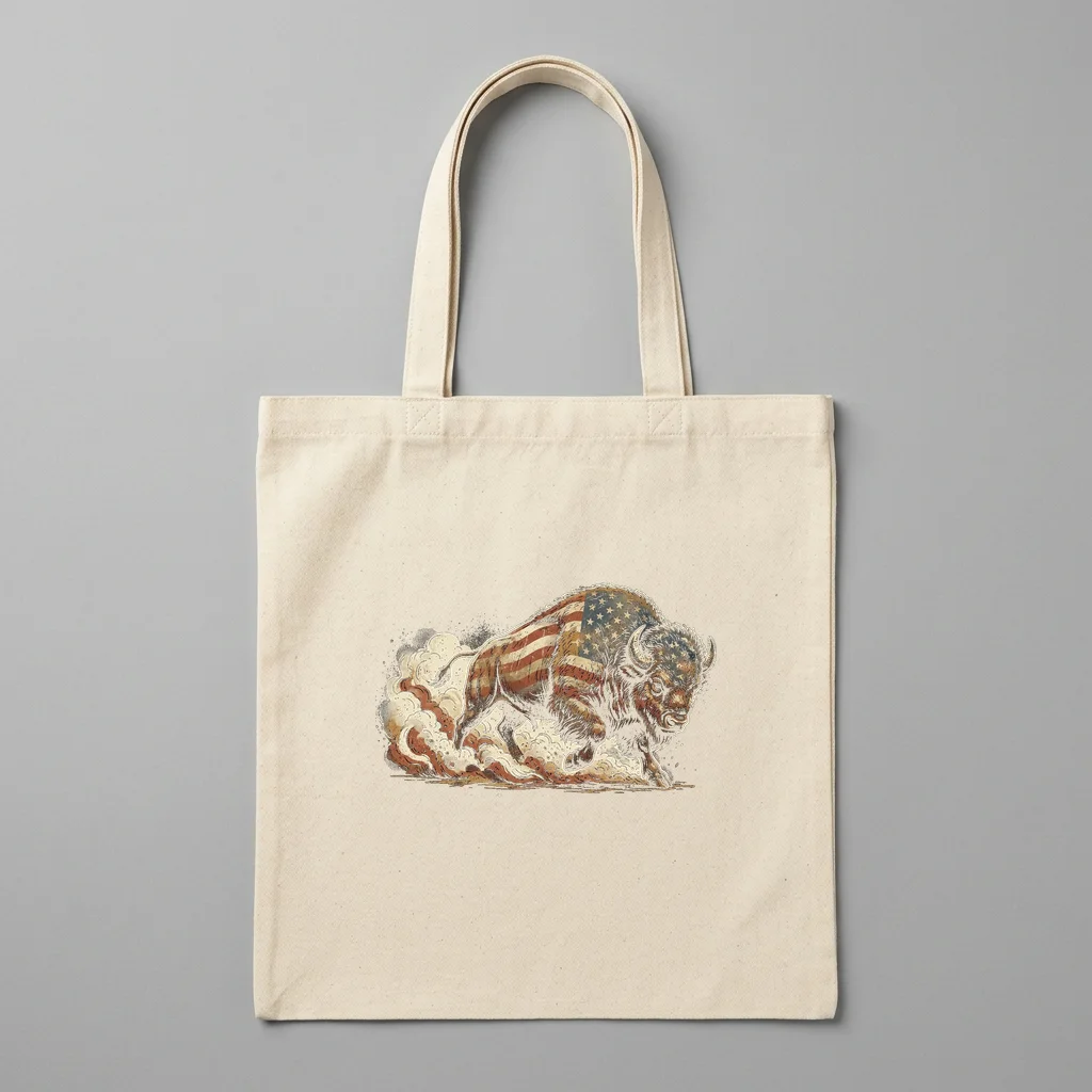 Neon Controller Arcade — Organic Cotton Canvas Tote Bag (Natural)