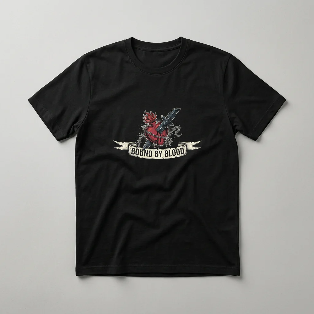 King & Queen Gothic Playing Cards (Matching Pair) — Classic Streetwear T-Shirt (Jet Black)