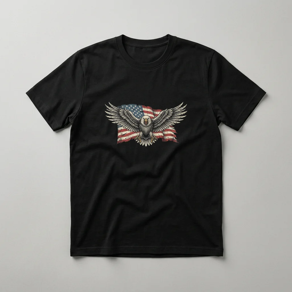 Outlaw Bonnie & Clyde Silhouette — Classic Streetwear T-Shirt (Jet Black)