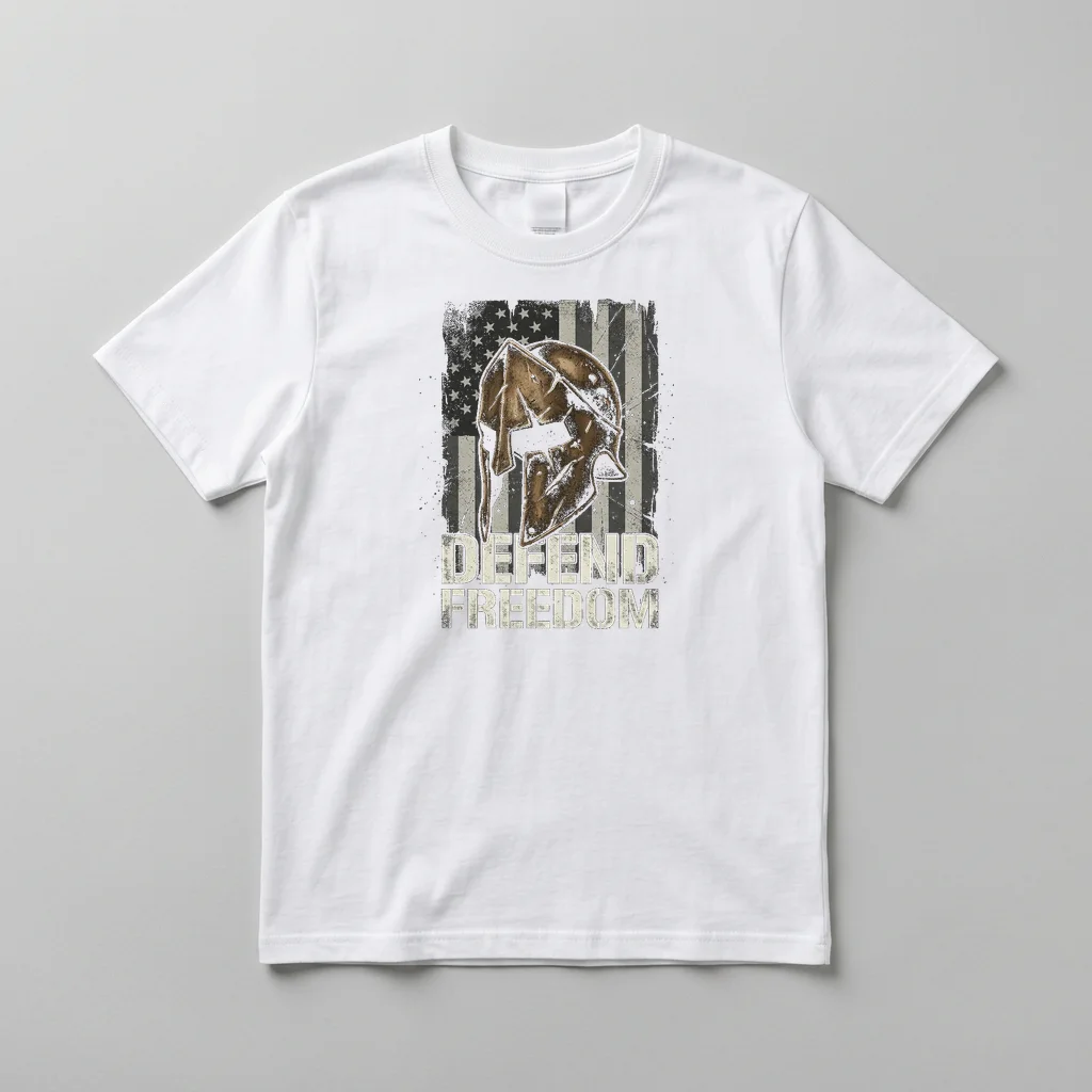 Moonlit Court Fantasy Art Print — Everyday Crewneck Tee (Pure White)
