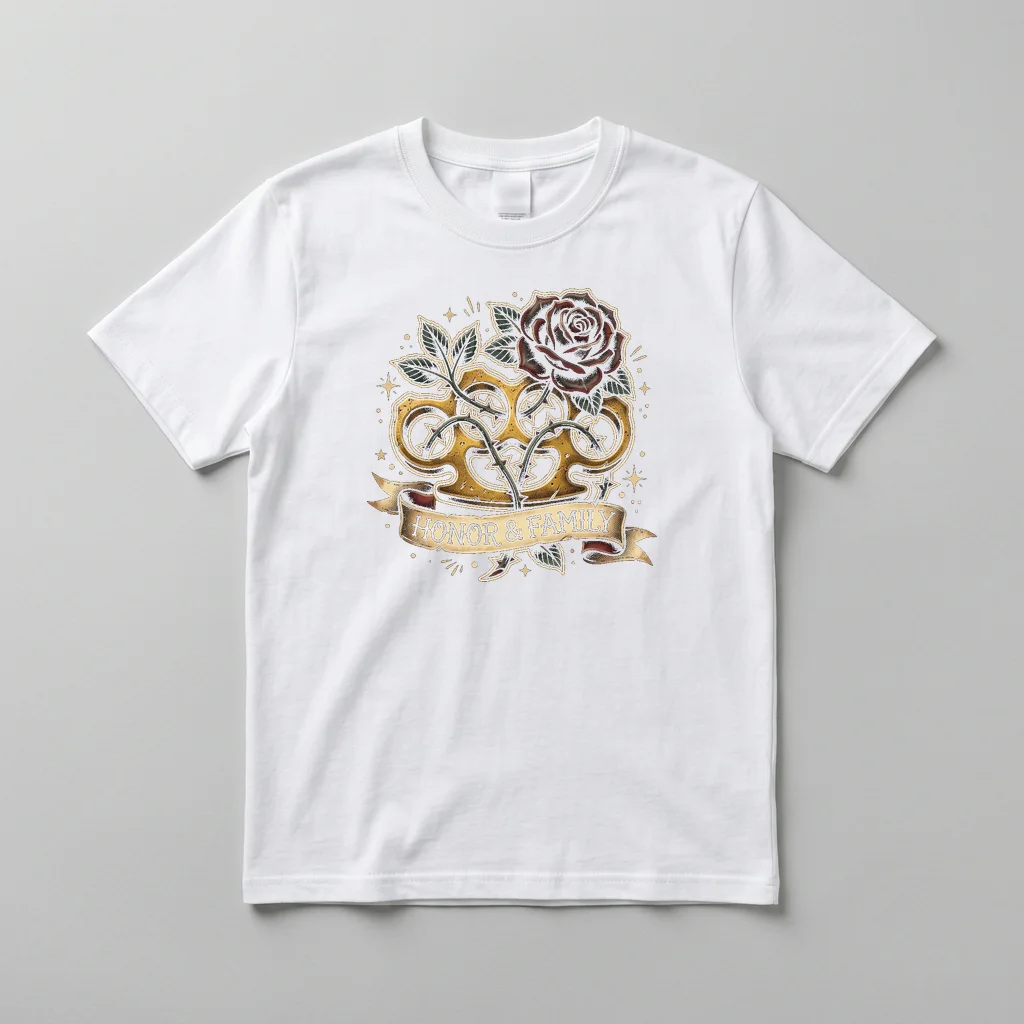 The Mechanical Heron's Wings — Everyday Crewneck Tee (Pure White)