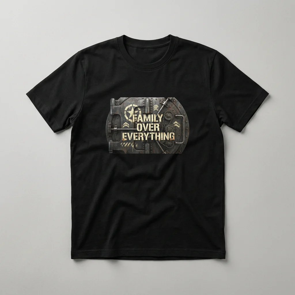 Skyline Frequency — Classic Streetwear T-Shirt (Jet Black)